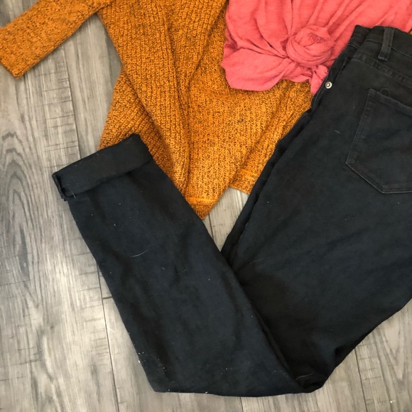 Solid black skinny jeans - Picture 2 of 5